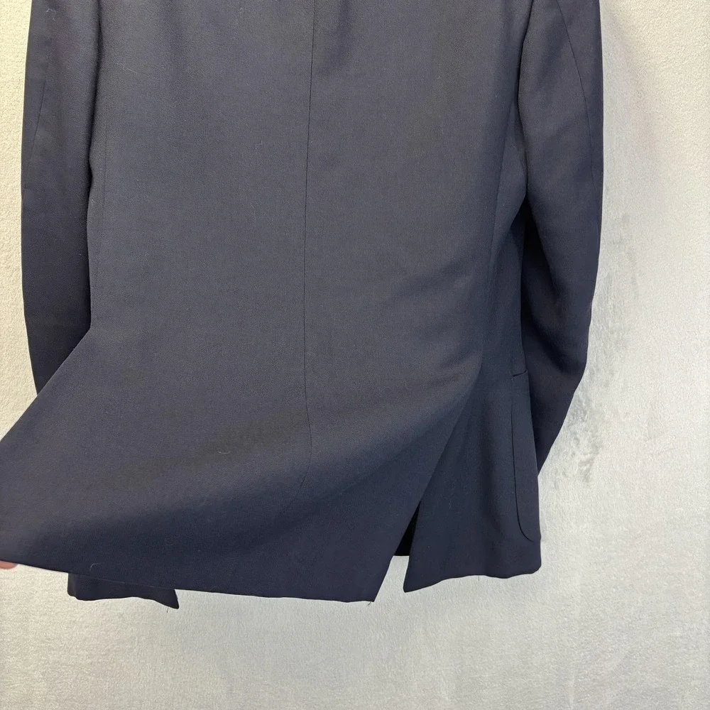 Vintage Pierre Cardin Blazer Mens 40 Navy Blue Gold Button Old Money‎ Preppy